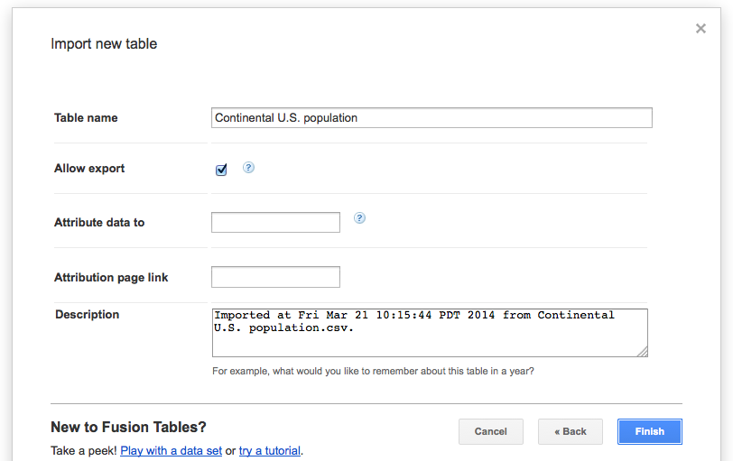 Fusion Tables Google Maps Examples Matttroy